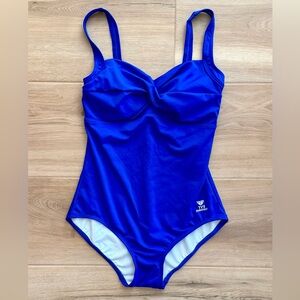 TYR Durafast Royal Blue Swimsuit Size 10